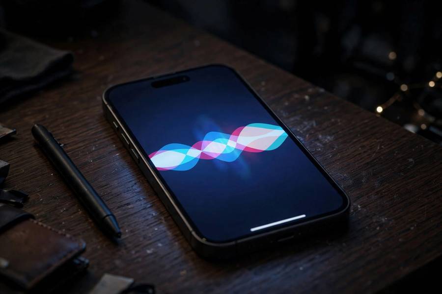 How does Siri voice recognition work — Siri waveform active on an iPhone