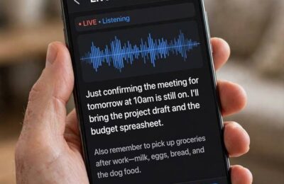 How does voice recognition work on phones — live dictation on a smartphone
