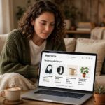 How Is AI Used in Ecommerce? 8 Ways Online Stores Profit From It Online shopper seeing product recommendations, illustrating the question of how is AI used in ecommerce