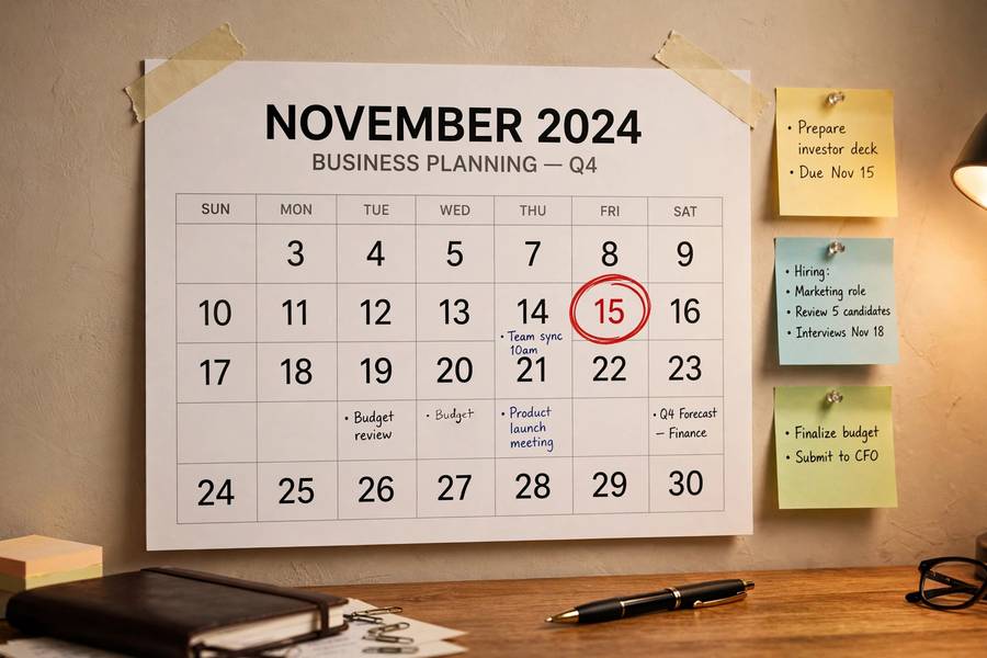 Marking the calendar while waiting, a common part of how long does it take to form an LLC