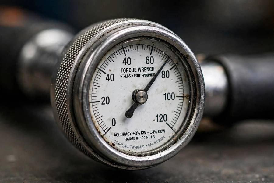 Torque wrench foot-pound scale for how tight should lug nuts be torque specs