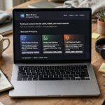How to Build an AI Portfolio as a Beginner (That Gets You Hired) A personal AI portfolio website displayed on a laptop