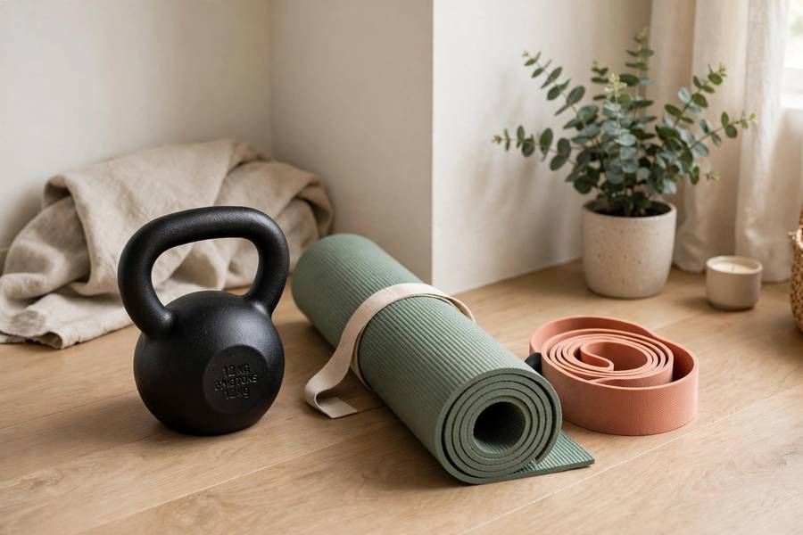 Simple home equipment for how to build core strength routine