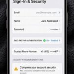 How to Change Apple ID Email: Step-by-Step (2026) iPhone showing Apple ID sign-in and security settings