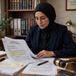 How to Change Your Name Legally: The Complete Step-by-Step Guide Person reviewing official legal documents and a gavel on a wooden desk in a law office