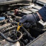 How to Check Oil Level: The Dipstick Done Right Pulling the dipstick, the first step in how to check oil level correctly
