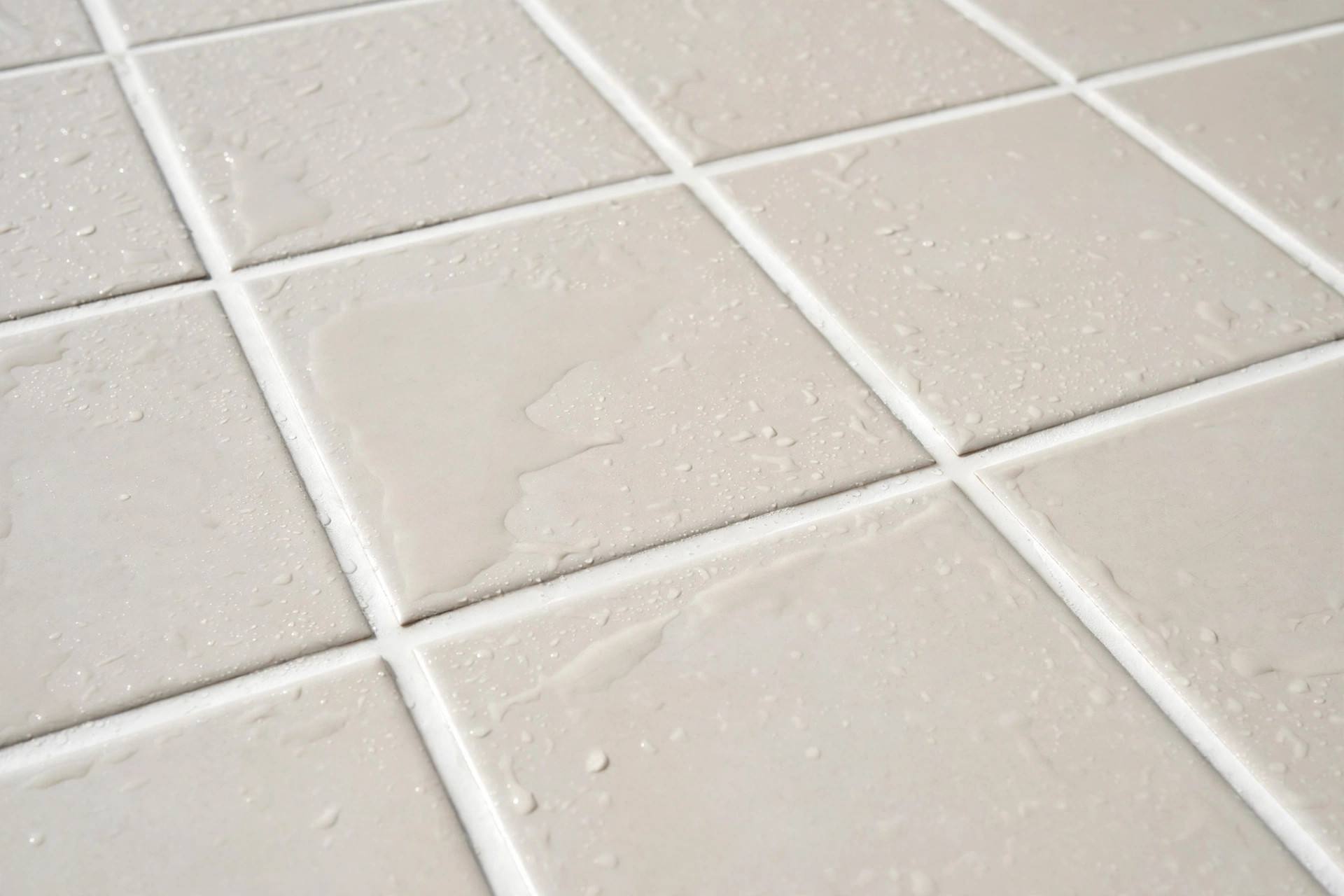 Clean bright grout lines after cleaning
