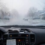 How to Defog Car Windows Fast: 9 Tricks That Actually Work Fogged car windshield viewed from the driver seat on a cold morning