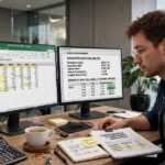 How to Do a Business Valuation: Methods, Multiples & Steps A financial analyst reviewing valuation spreadsheets