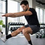 How to Do Pistol Squats: Build Up to the Single-Leg Squat Athlete demonstrating how to do pistol squats with perfect single-leg form