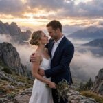 How to Elope: A Complete Guide to Planning Your Elopement (2026) A couple exchanging vows on a mountaintop — learning how to elope starts with choosing a meaningful location