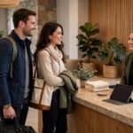 How to Find Last Minute Hotel Deals (That Actually Work) Couple checking into a hotel lobby for a spontaneous weekend getaway