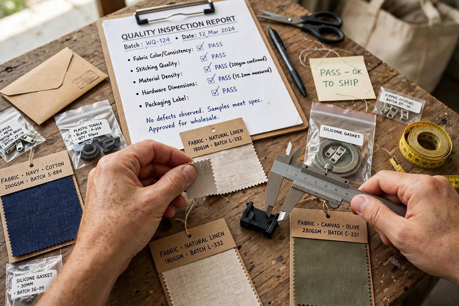 Inspecting product samples carefully when learning how to find suppliers for subscription box