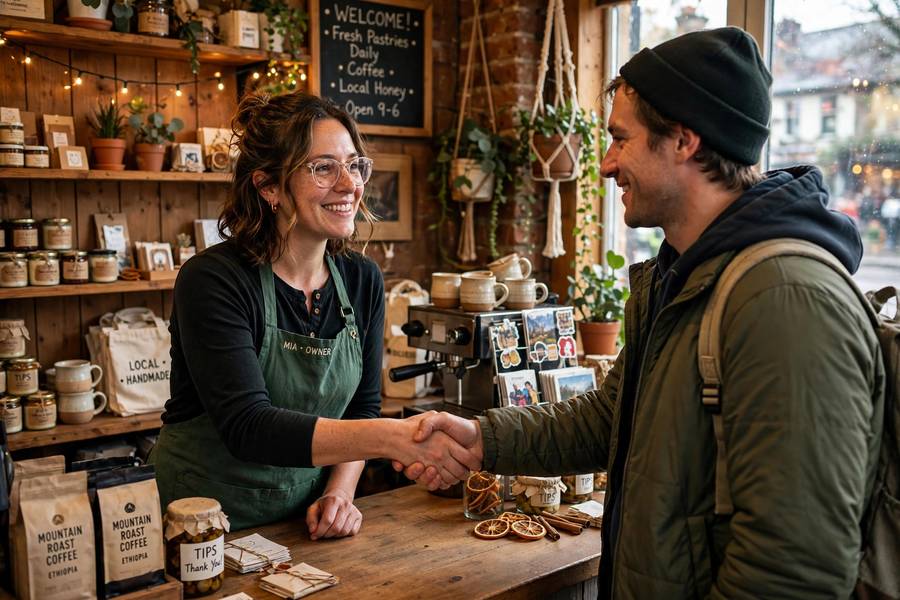 Welcoming the first customer, the goal of how to get first customers for small business