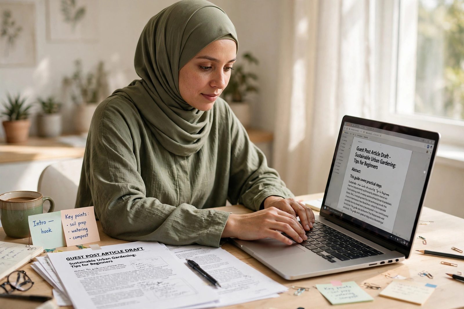 Writing a high-quality guest post article draft