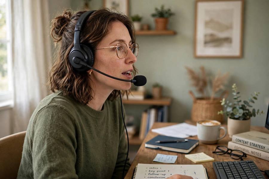 How to improve voice recognition accuracy — using a quality headset in a quiet room