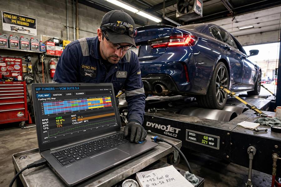 ECU tuning on a laptop, the software approach to how to increase engine torque