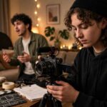 How to Make a Short Film: From Idea to Final Cut Beginner filmmaker learning how to make a short film with a small camera