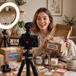 How to Market a Subscription Box (From Pre-Launch to 1,000 Subscribers) Filming an unboxing video, the content engine for how to market a subscription box