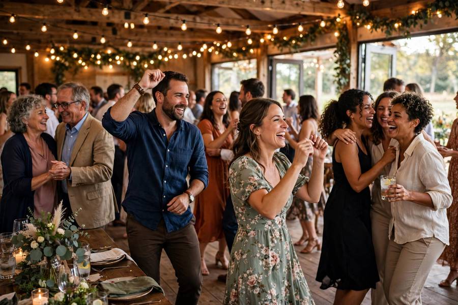 An intimate garden ceremony — smaller guest lists simplify planning a wedding in 6 months