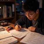 How to Prepare for the ACT: A Tutor's Study Plan A student preparing for the ACT with practice tests and a timer
