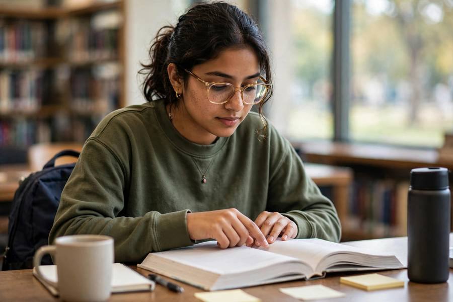 Previewing textbook headings before reading