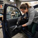 How to Remove Stickers From Car Paint and Glass Safely Using a heat gun to soften adhesive, the key technique in how to remove stickers from car paint safely