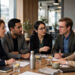 How to Run Effective Meetings People Don't Dread Business team having a focused meeting around a conference table
