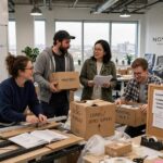 How to Scale a Small Business (Growth Without the Chaos) Expanding into a bigger office, a milestone in how to scale a small business