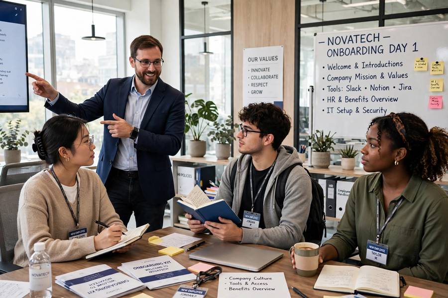 Training new team members, the people side of how to scale a small business