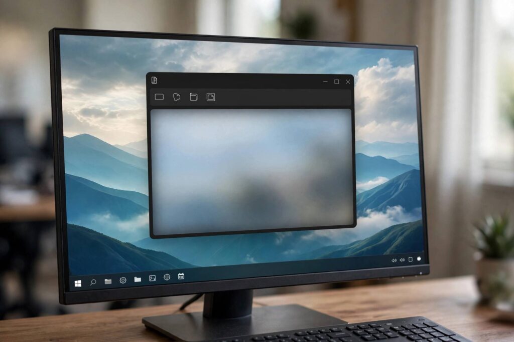 Windows 11 desktop with Snipping Tool open