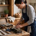 How to Sharpen Kitchen Knives at Home: Whetstone Guide Home cook sharpening kitchen knives with a whetstone kit