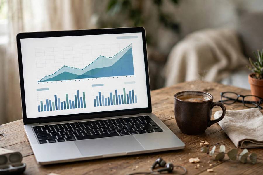 Subscription analytics dashboard for how to start a subscription box business metrics
