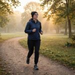 How to Start Running as a Beginner: The Coach's No-Burnout Guide Beginner runner jogging on a park path at sunrise