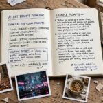 How to Write AI Art Prompts: A Beginner's Guide That Actually Works Notebook with prompt formulas for the how to write AI art prompts for beginners guide