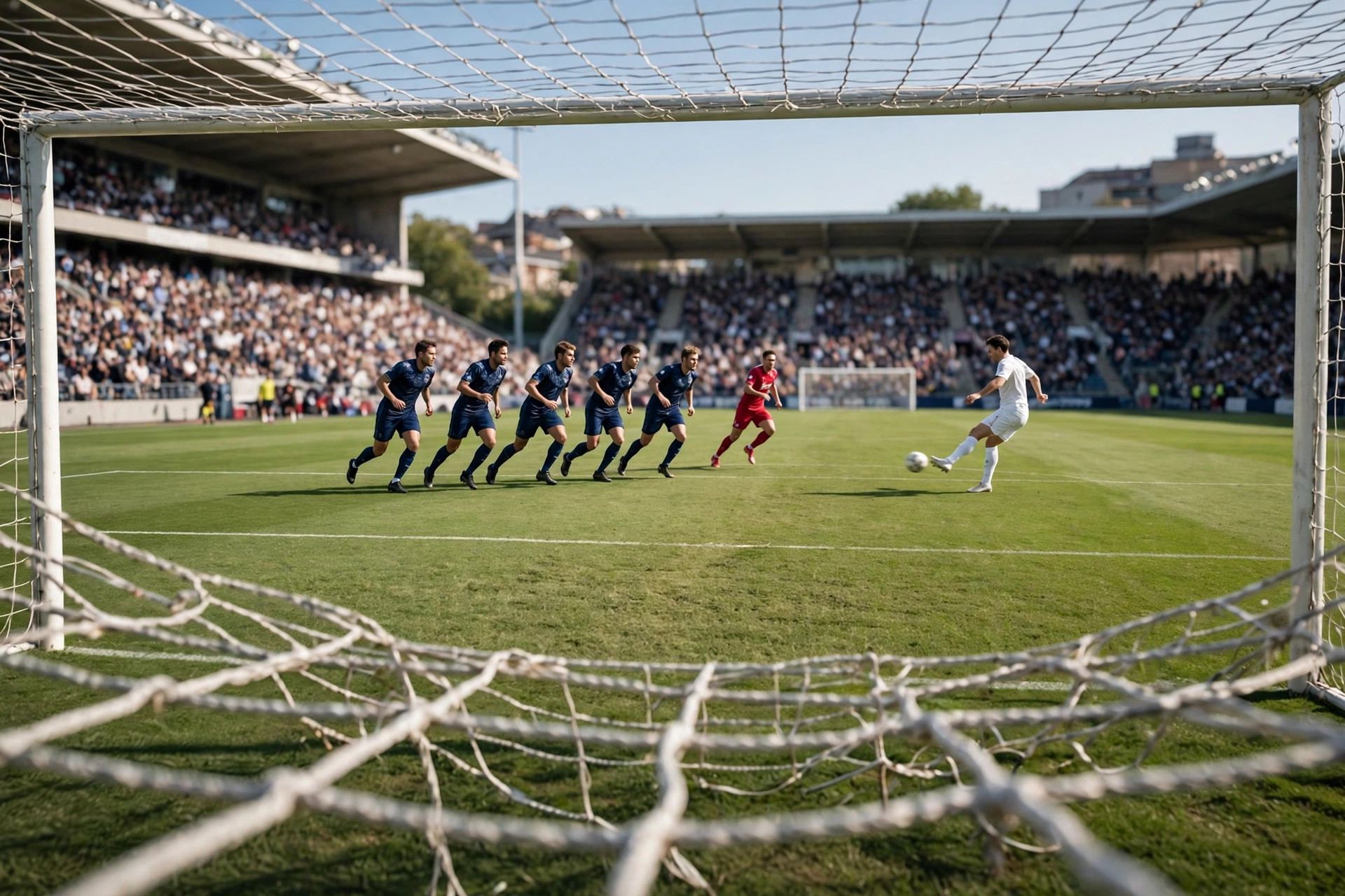 Attacker level with the last defender at the moment the ball is played — offside rule soccer explained