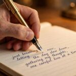 How to Improve Handwriting: A Practical Guide for All Ages Close-up of neat handwriting being written with a fountain pen to show how to improve handwriting