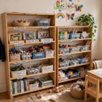 In-Home Daycare Setup Ideas: Room-by-Room Guide Organized in-home daycare playroom with labeled shelves