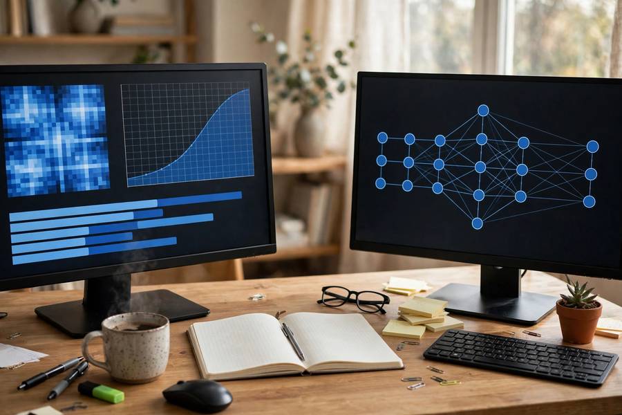 Comparing classical ML and deep learning side by side