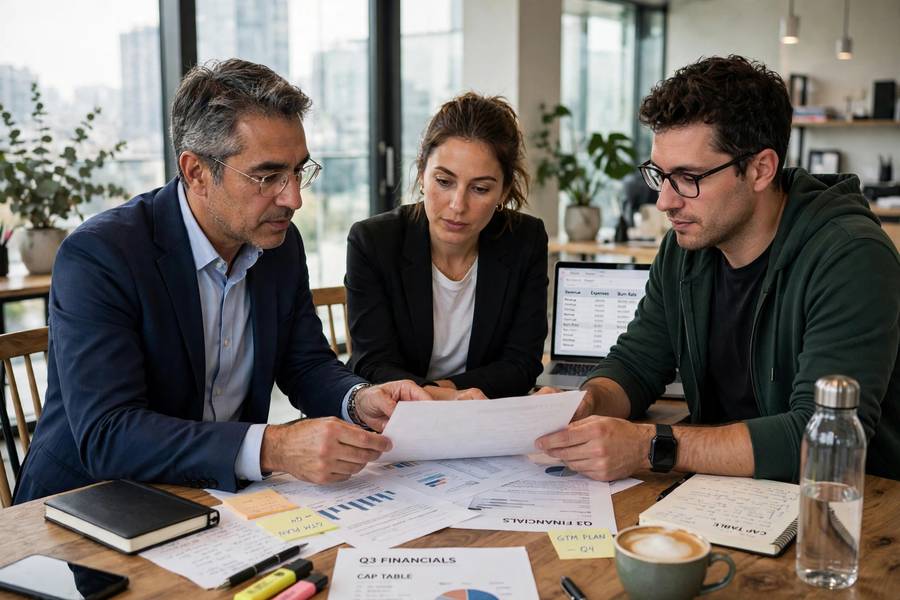 Investor meeting with founders, a scenario where member-managed vs manager-managed LLC matters