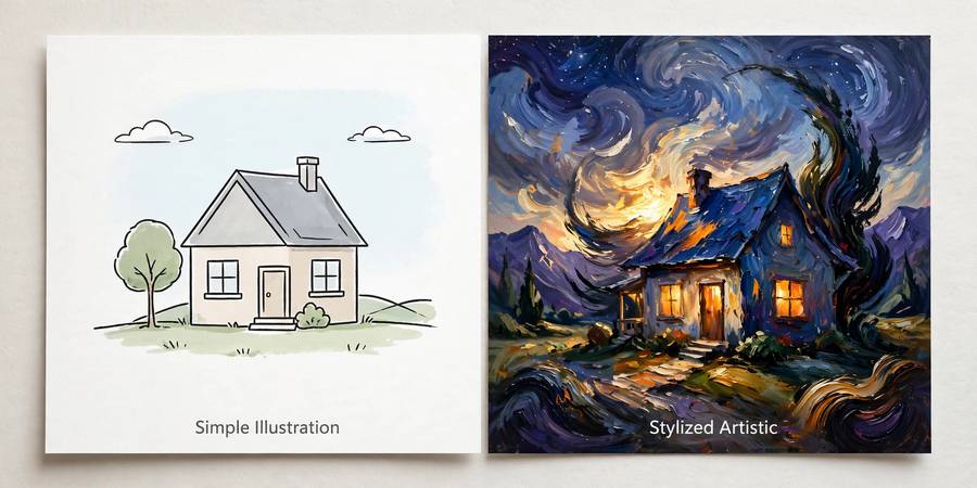 Low vs high stylize comparison for midjourney stylize parameter explained