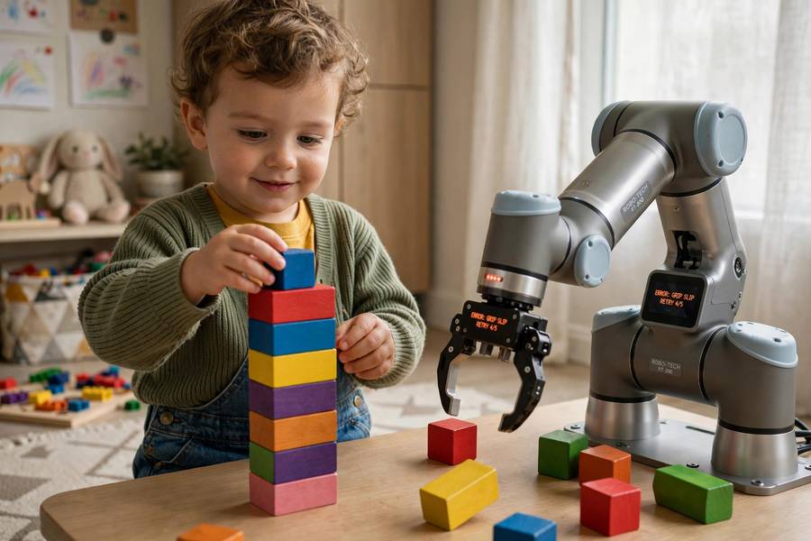 Moravec's paradox and the AI winter — a toddler does effortlessly what stumps a robot