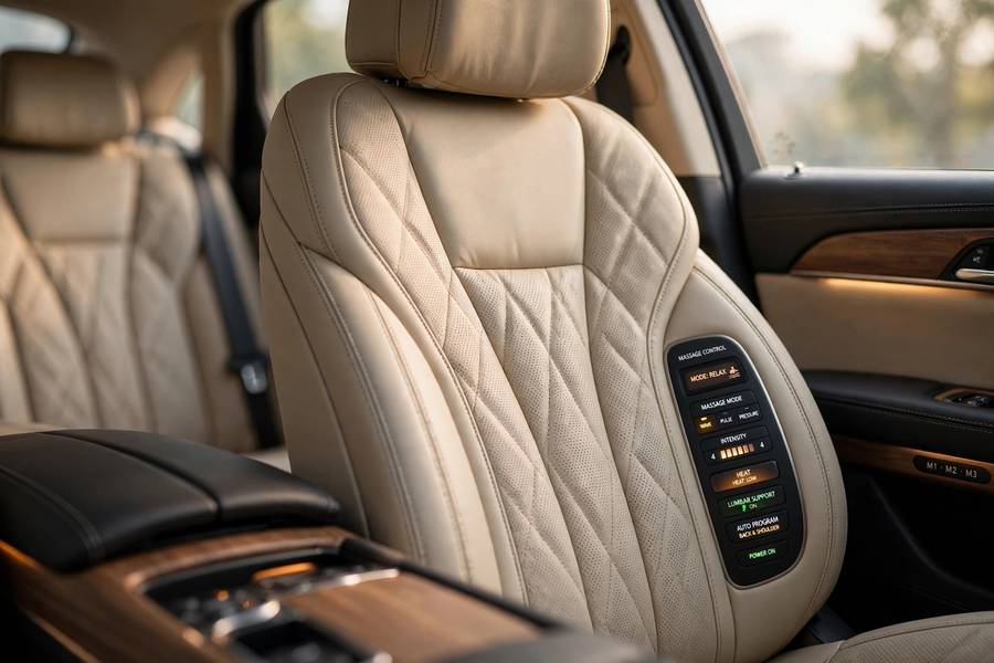 Massage seats key to most comfortable luxury cars for long drives
