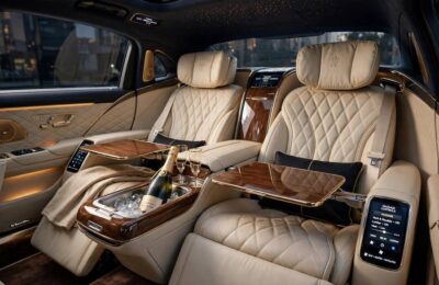 Executive rear seating among the most luxurious car features list