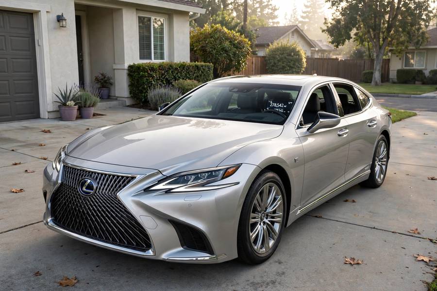 High-mileage Lexus LS demonstrating the most reliable luxury cars 2026