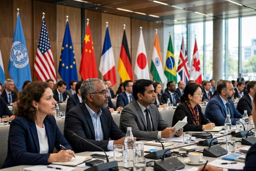 International summit where OECD AI principles were discussed