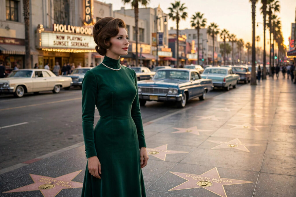 Golden-age Hollywood glamour on the Walk of Fame