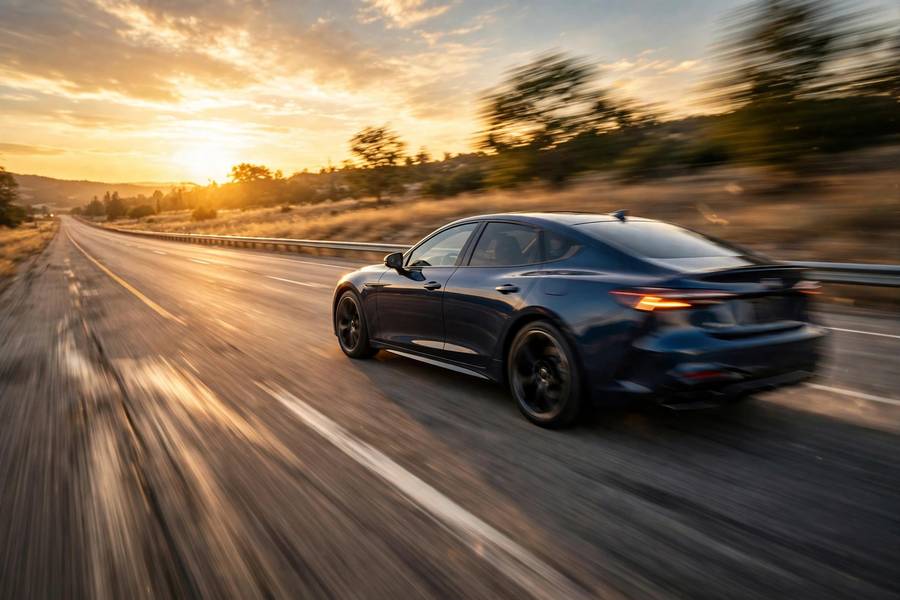Strong mid-range acceleration from an engine with a wide torque curve