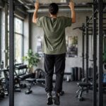 Pull-Up Muscles Worked: What This Exercise Actually Trains Close-up of a muscular back with defined lats during a pull-up