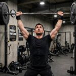 Push Pull Legs Workout Routine: The Complete PPL Guide Overhead press on push day of the push pull legs workout routine